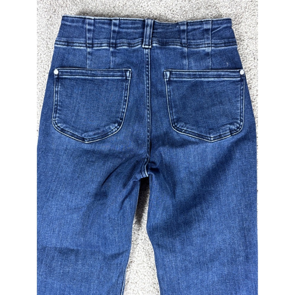 PILCRO High Rise Cropped Flare Jeans Dark Wash Size‎ 27 - Picture 5 of 12